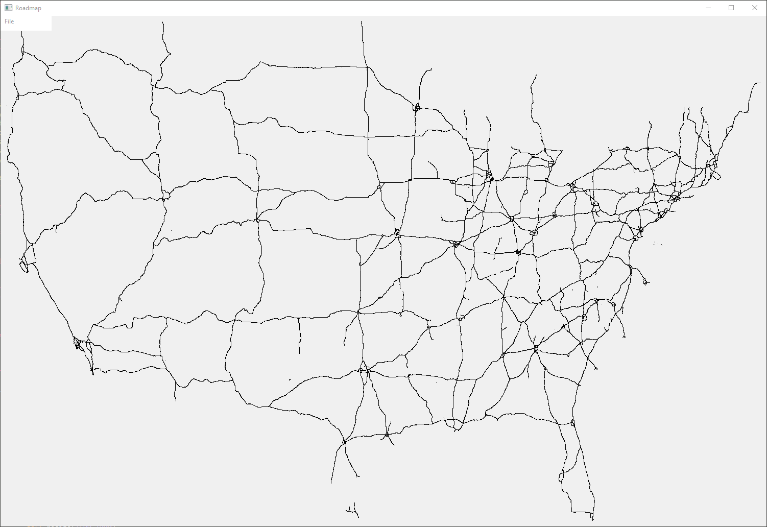 Road Map Projection
